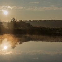 Сентябрьское утро на речке Буянке. :: Виктор Евстратов