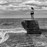 Девушка и море... :: Elena Ророva