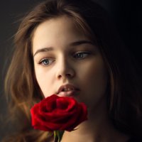 Девочка и роза :: Татьяна Афанасьева