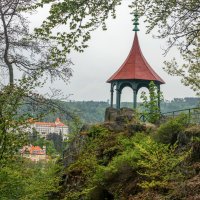 Беседка в горах. Карловы Вары, Чехия :: Ольга Соколова