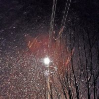 Окно, улица, фонарь, снег :: Вадим 