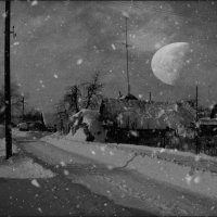 Зима на деревенской улице (№ 1) :: Глeб ПЛATOB