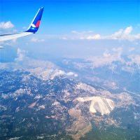 Вид с самолета на горы :: Алла ZALLA