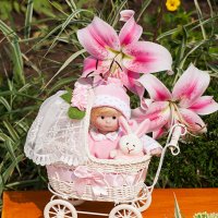 Кукла малыш в коляске :: Ольга Бекетова