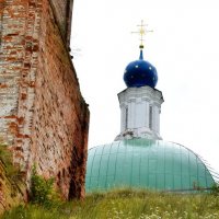 Восстановление Храма Успенской Божьей Матери в селе Боровенск... :: Елена Третьякова