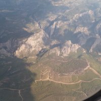 Тень самолета на горы легла :: Galina Solovova