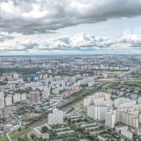 Вид на Москву с Останкинской башни :: Елена Елена