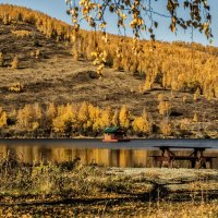 Осень на горном озере :: Dmitry Ozersky