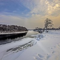 Зима. Андреевский луг. Десна :: Евгений 