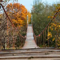 Мост, летящий через Осень... :: Владимир Зеленцов
