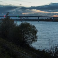 Мост.Осенний закат. :: Виктор Евстратов