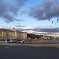 Вид с Благовещенского моста на Академию художеств :: Елена Павлова (Смолова)