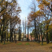 Румянцевский сквер (Соловьевский сад). Румянцевский обелиск :: Елена Павлова (Смолова)