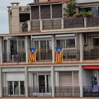 Балконы Барселоны. За независимость Каталонии!. :: Nina Karyuk