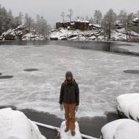 Снегурочка,на Святом озере,в Каркаралах. :: Андрей Хлопонин
