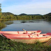 Лодочки , как розовые фламинго. :: Наталья Юрова