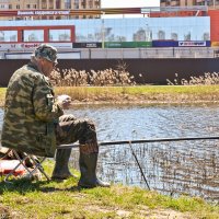 Городская рыбалка. :: Виктор Евстратов