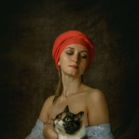 Девушка с кошкой :: Андрей Володин