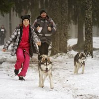 Папа, мама, я - спортивная семья, и все бегут! :: Тата Казакова