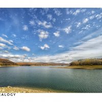 Осень... Партизанское водохранилище... :: Сергей Леонтьев