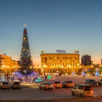 Новогодняя елка на главной площади Хабаровска :: Игорь Сарапулов