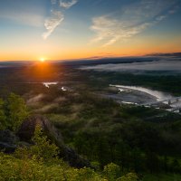 Рассвет над рекой Амгунь. :: Владимир Востриков
