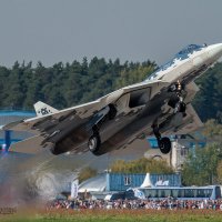 Су-57 взлет :: Александр Святкин