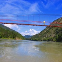 Мост через реку Катунь :: Штрек Надежда 