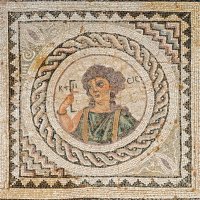 Мозаика в доме Эустолиоса (4-й век), древнегреческий город Курион (Kourion), недалеко от Лимассола, :: Павел Сытилин