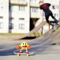 Пакман скейтбордист. Pac-Man little toy figure by Bandai :: Дарья Меркулова