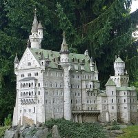 Замок Нойшванштайн,  Парк миниатюр Минимундус в Клагенфурте :: Лидия Бусурина