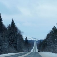Зимние  уральские дороги. Не федеральные. :: Зинаида Каширина