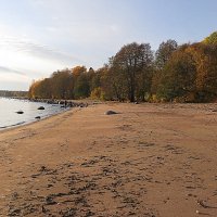 Осенний пляж. :: Валентина Жукова
