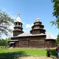 Ярусная церковь Николы 1757 года из деревни Высокий Остров Окуловского района :: Laryan1 