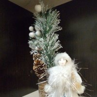 Новогодний интерьер со снегурочкой! :: Светлана Калмыкова