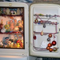 Новогодний холодильник :: Нина Синица