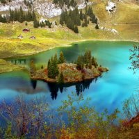 пейзажи озера в горах :: Elena Wymann