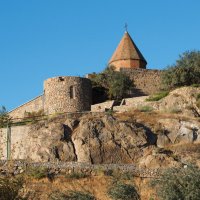 Армения. Крепостные стены монастыря Хор Вирап. :: Galina Leskova