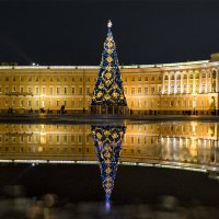 Ёлка на Дворцовой площади, Санкт-Петербург :: Максим Хрусталев