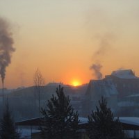 Морозное утро (-37) :: Сергей Чиняев 