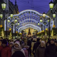 Рождественская ярмарка на Манежной площади. :: Виктор Орехов