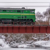 ЖД мост через реку :: Игорь Сикорский