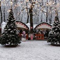 Новогоднее украшение городского сада :: Милешкин Владимир Алексеевич 