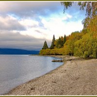 Осень на озере Вакатипу :: Евгений Печенин