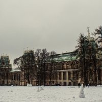 Зимняя лужайка перед дворцом :: Андрей Баськов