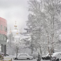 Зима- волшебница в городе :: Юрий 