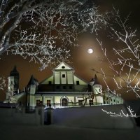 Сияние луны над замком Радзивиллов в Несвиже :: Sergey-Nik-Melnik Fotosfera-Minsk