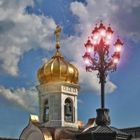 Купол церкви, крест и небо... :: Евгений Голубев