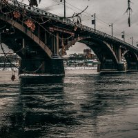 Иркутск. Старый мост через Ангару :: Евгений Бубнов