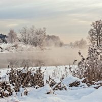 Февральское утро на реке Клязьме :: Валерий Иванович